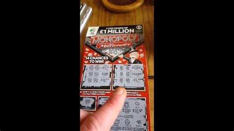 1 million monopoly scratch card.